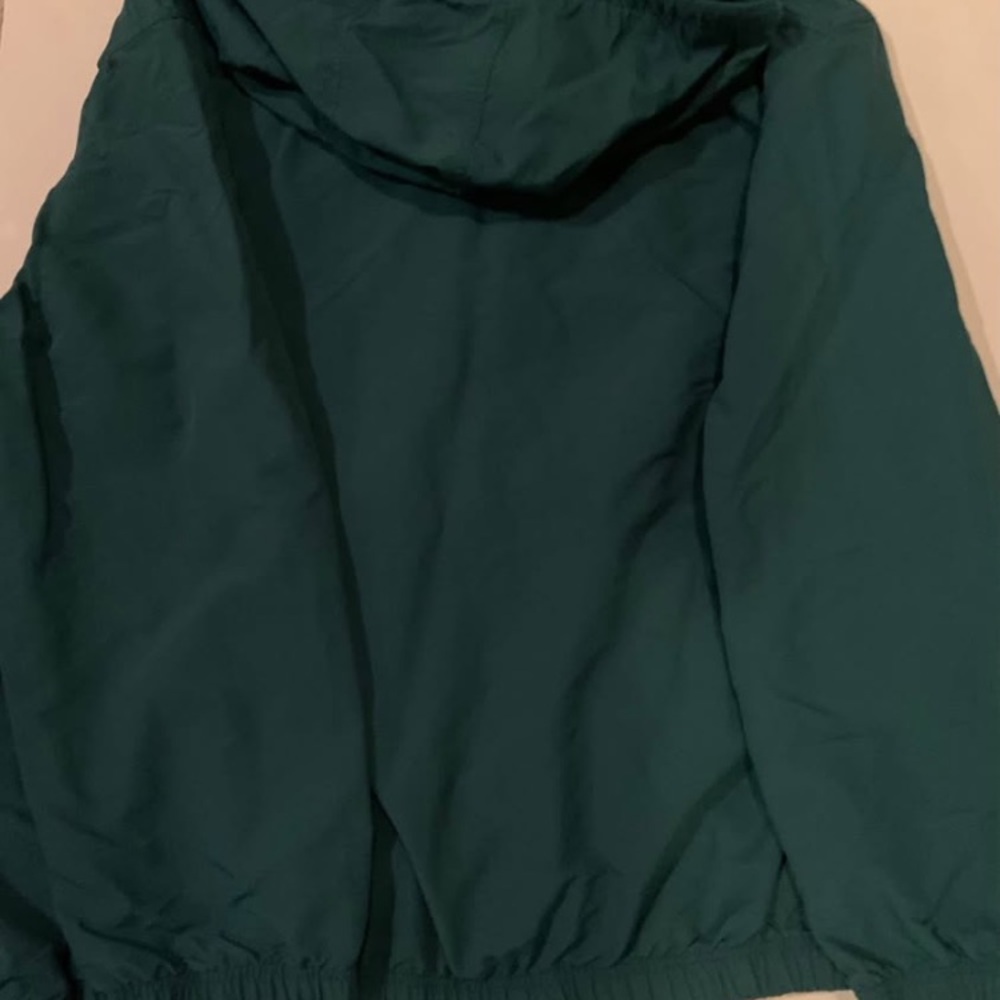 All In Motion Men’s Size XXL Nylon Green Hooded Windbreaker Athletic Jacket - Picture 6 of 8